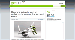 Desktop Screenshot of geekuu.com