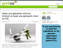 Tablet Screenshot of geekuu.com